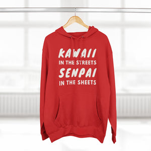 Kawaii in the Streets Senpai in the Streets Hoodie - Fusion Pop Culture