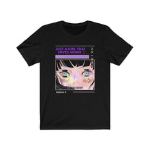 Load image into Gallery viewer, Just A Girl That Loves Anime Tee - Fusion Pop Culture