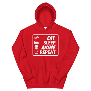 Eat Sleep Repeat v2 Hoodie - Fusion Pop Culture