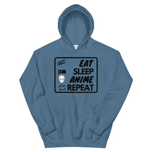 Eat Sleep Repeat Hoodie - Fusion Pop Culture