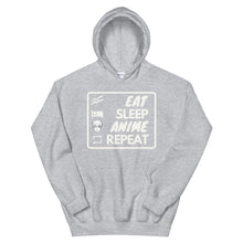 Load image into Gallery viewer, Eat Sleep Repeat v2 Hoodie - Fusion Pop Culture