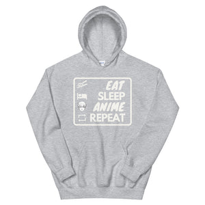 Eat Sleep Repeat v2 Hoodie - Fusion Pop Culture