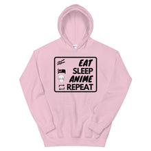 Load image into Gallery viewer, Eat Sleep Repeat Hoodie - Fusion Pop Culture